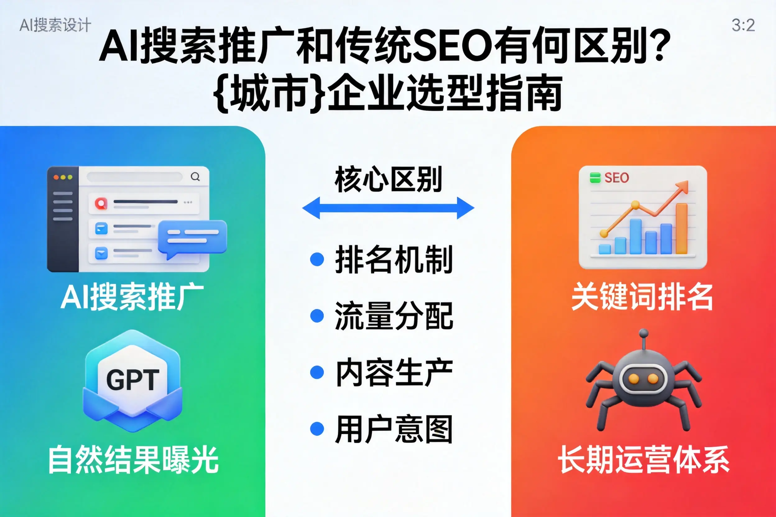 AI搜索推广和传统SEO有何区别?荆门企业选型指南