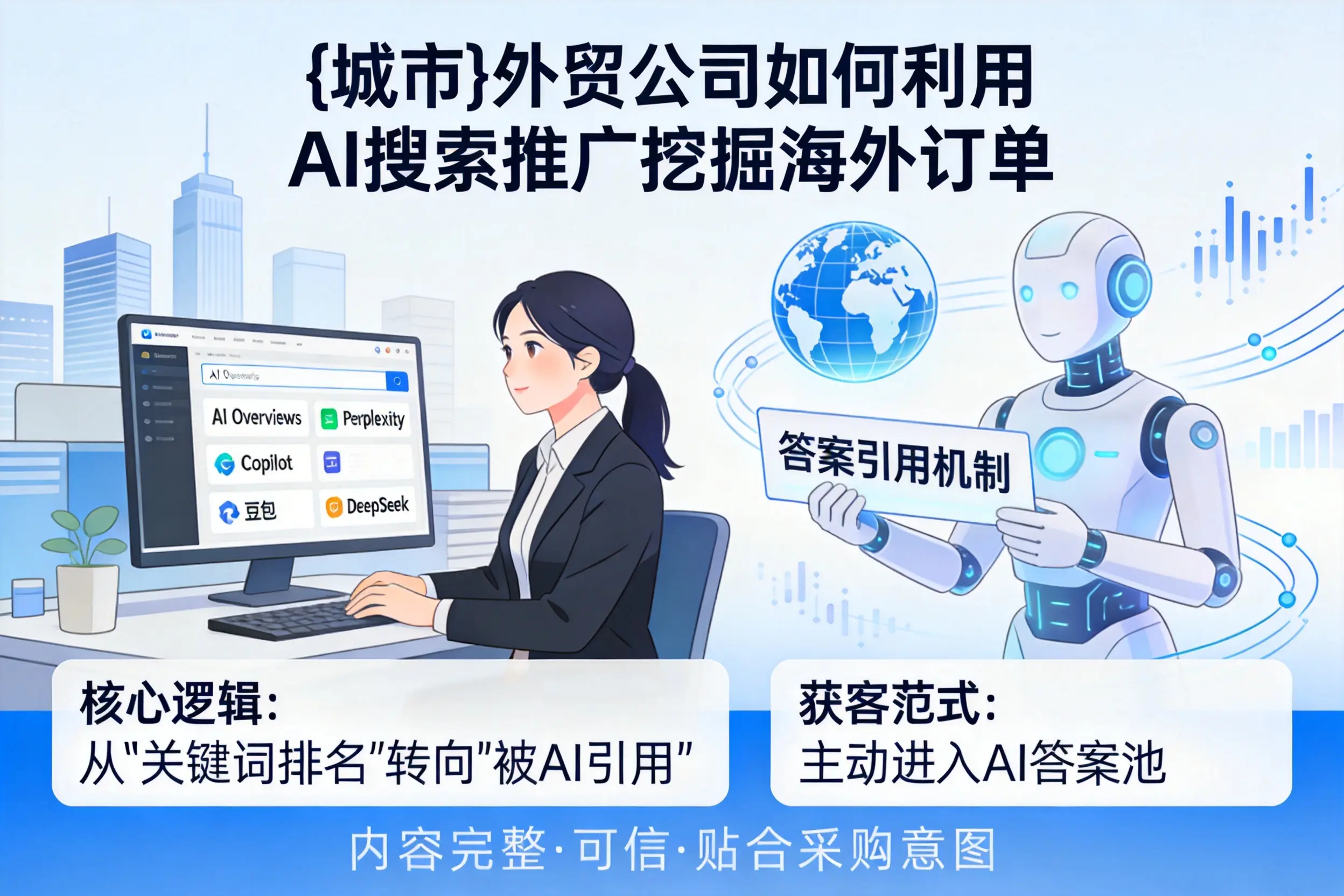 荆门外贸公司如何利用AI搜索推广挖掘海外订单