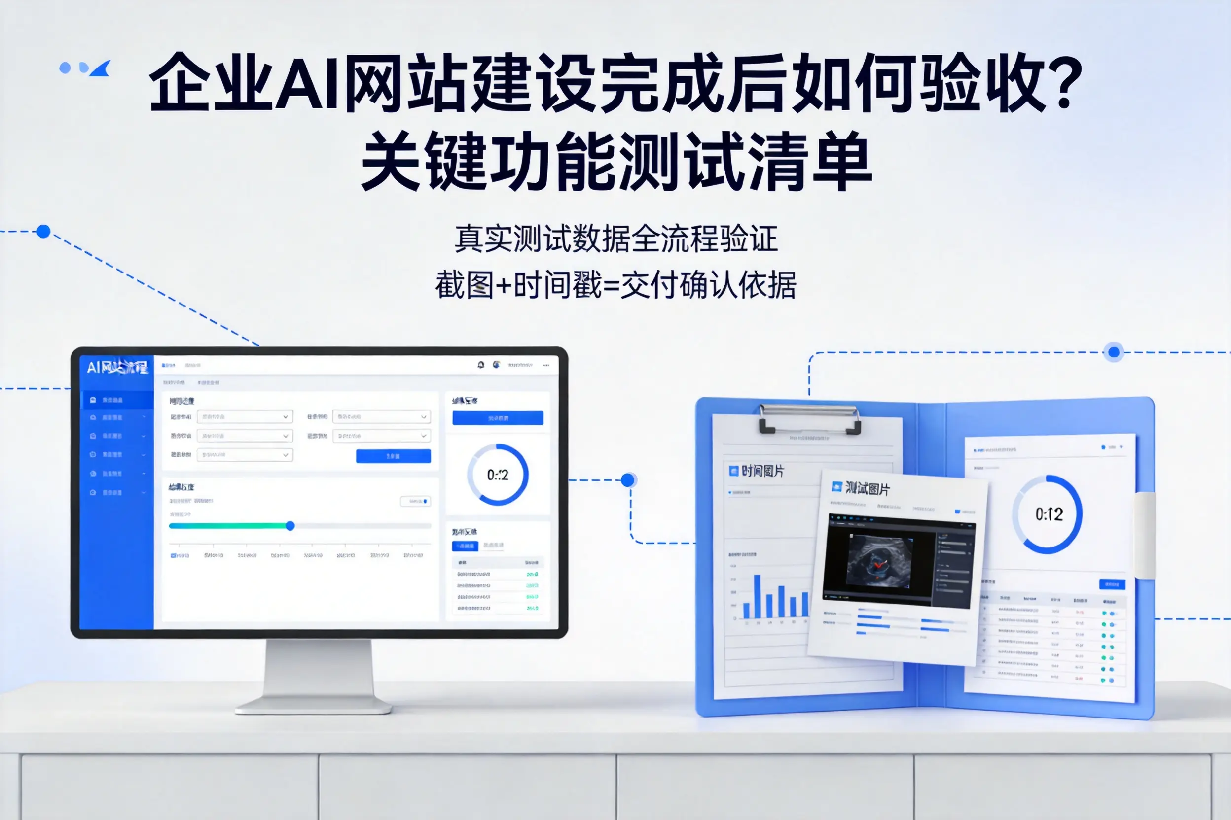 荆门企业AI网站建设完成后如何验收?关键功能测试清单