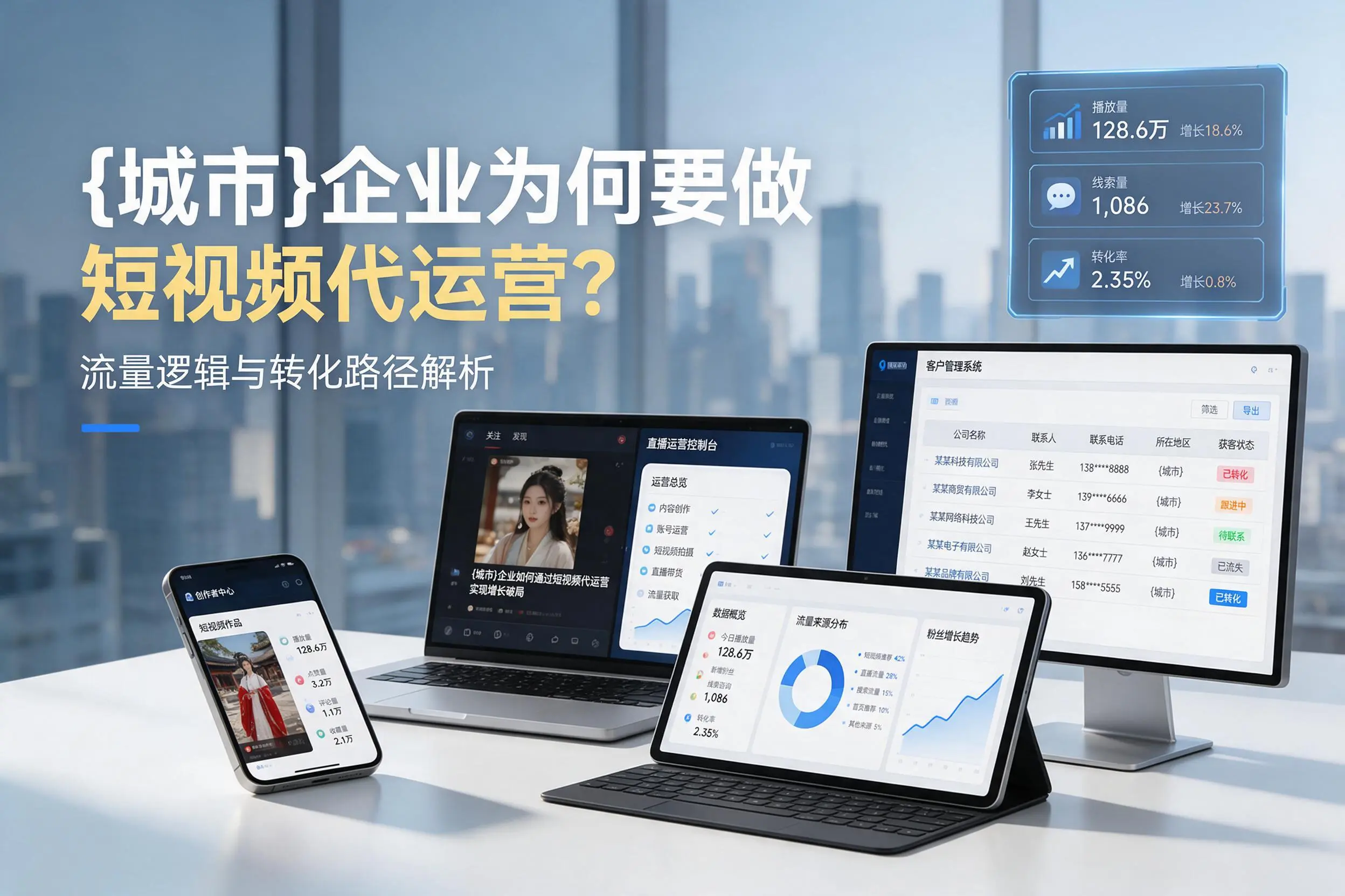 荆门企业为何要做短视频代运营？流量逻辑与转化路径解析