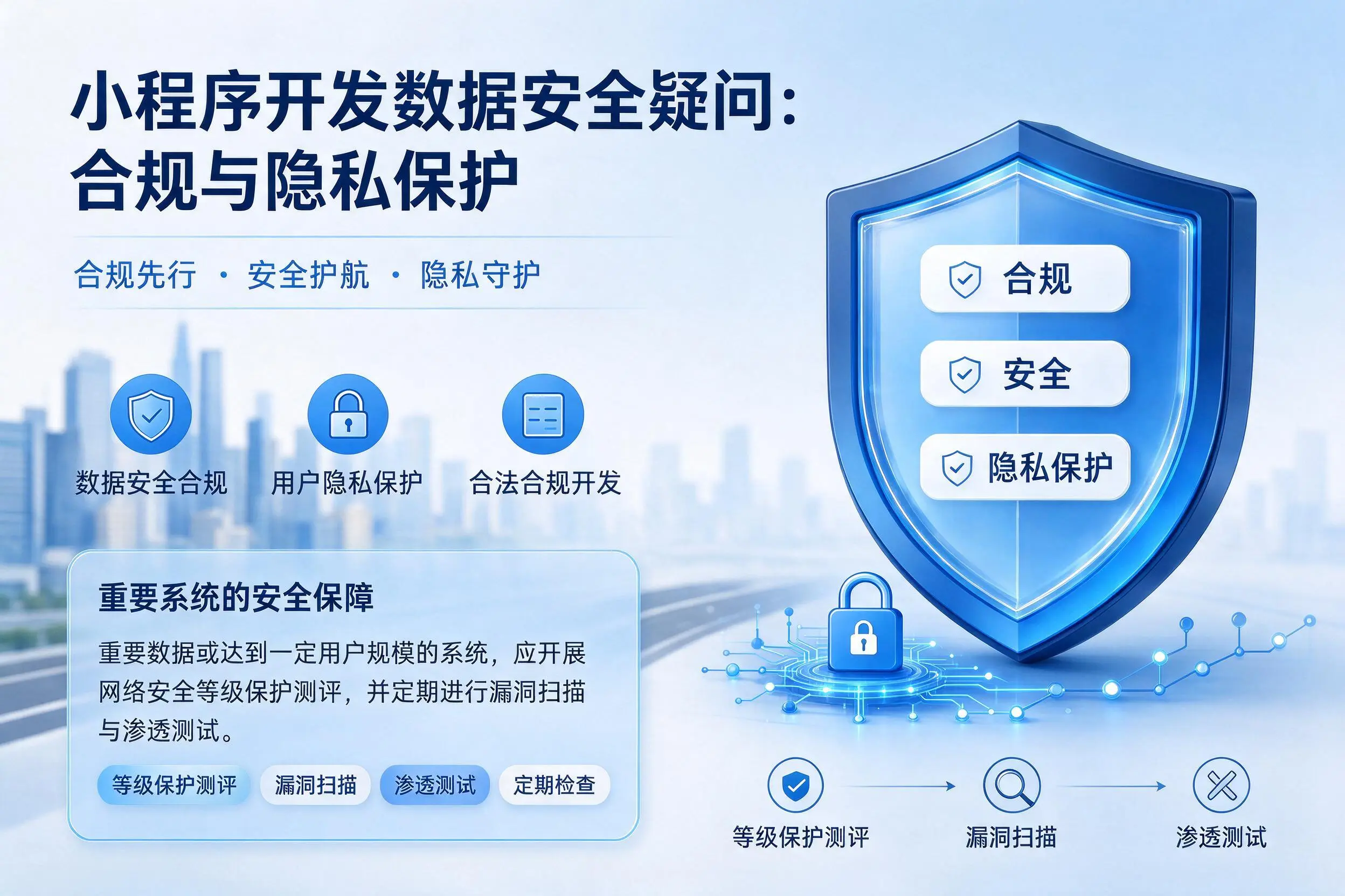 荆门小程序开发数据安全疑问：合规与隐私保护
