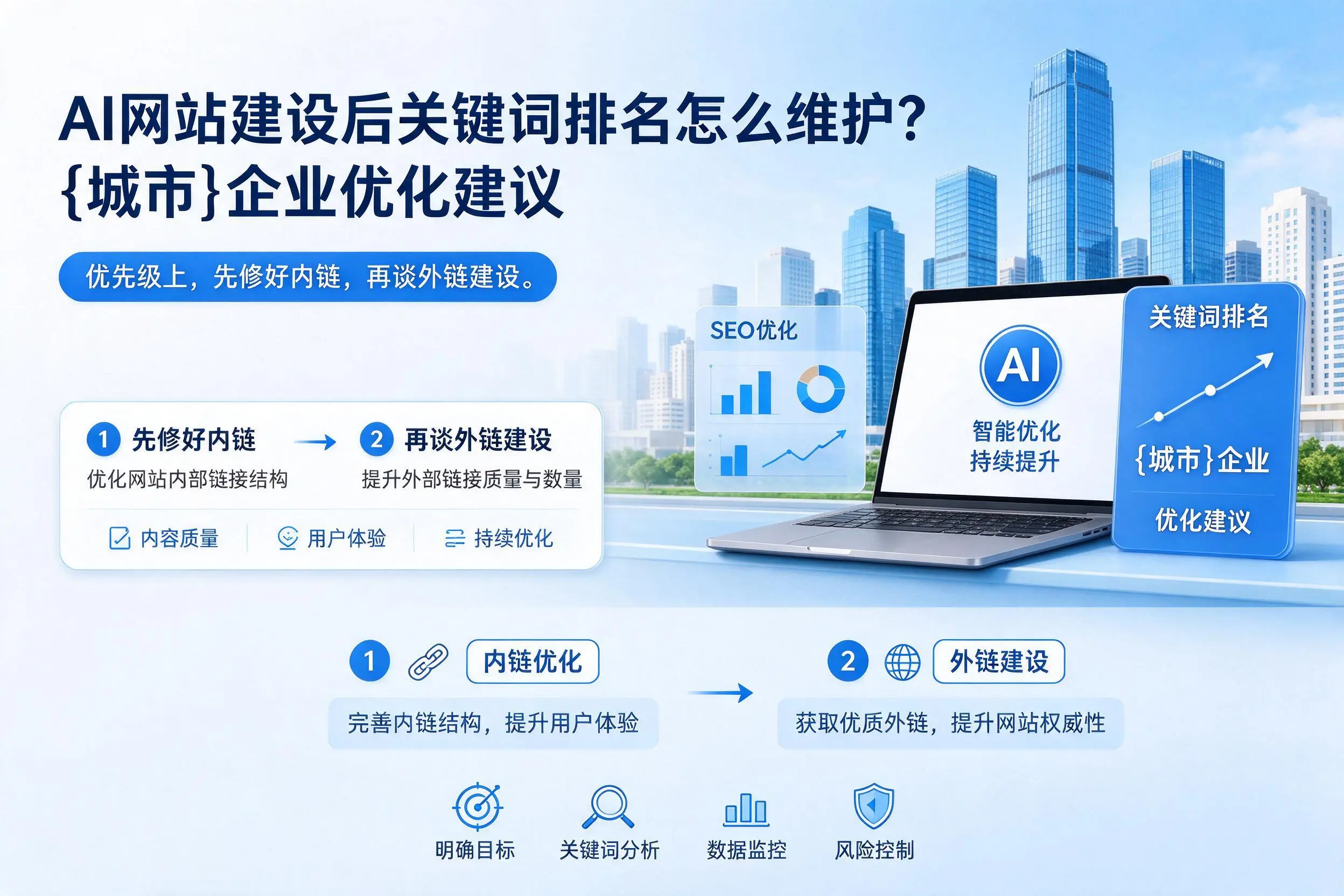 AI网站建设后关键词排名怎么维护？荆门企业优化建议